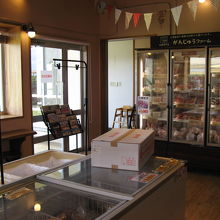 精肉販売コーナー