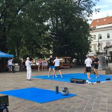 格闘技イベント中