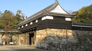 この門と天守閣が入るアングルは、高知城でも美しい景観の一つ