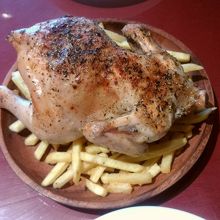 鶏の丸焼きです