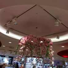 お花見シーズンのアトレ