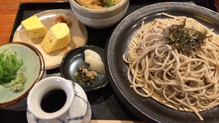 バランスも量もちょうどいいお蕎麦のランチ