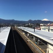 駅から富士山