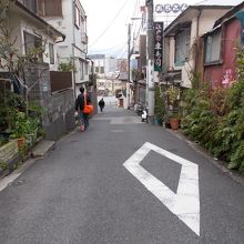 坂の様子がわかりますか。