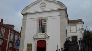 サンタルジア展望台にある落ち着いた教会