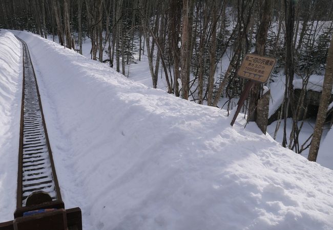 雪深い季節に漕ぎました