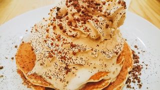 モリモリだけど甘すぎないパンケーキ