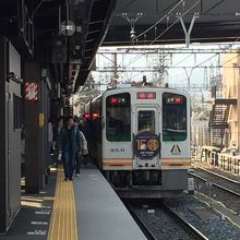 会津からの列車