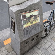 江戸時代の神楽坂界隈の街並みを見れます