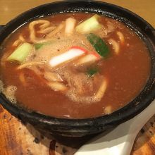 親子煮込みうどん