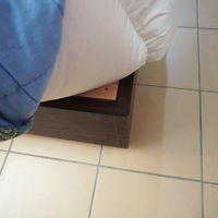 気を付けて下さい。シーツで隠れています　笑