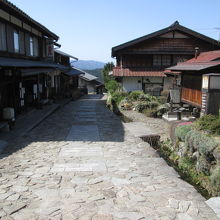 坂の上から見た風景