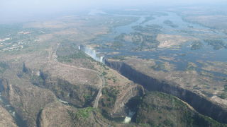 ヘリコプターで初めての遊覧飛行