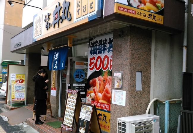  メニューはネタの組み合わせ方で、40種類位ありますが、値段は基本500円(税抜き)です。