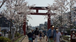 三つの鳥居のひとつ