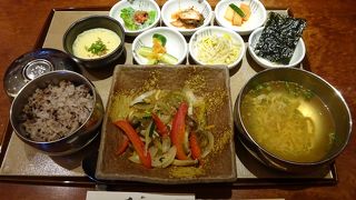 お気に入りの韓国料理の店