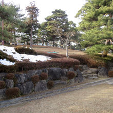 左手は小高い丘になっていました