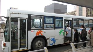 鹿児島駅前は乗り場の案内がとても親切で分かりやすいです。