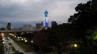 夜はライトアップされます