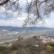 「船岡城址公園」の頂上、「平和観音」様の近くから眺めてきました
