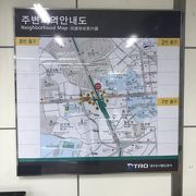 西門市場への乗換駅