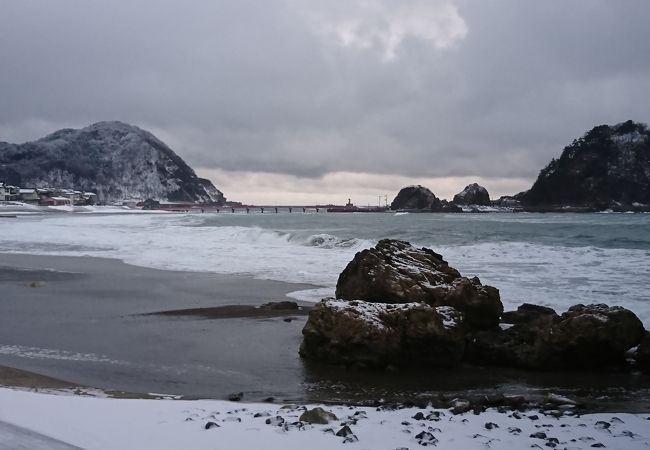 大荒れの日本海