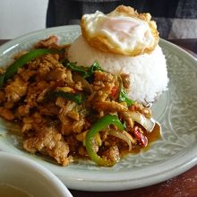 日替わりのガパオライスセット