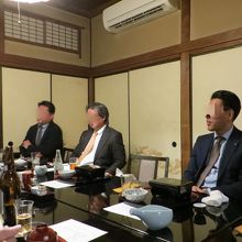 ゆったりした席です