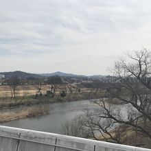 矢作川を抜けると到着します