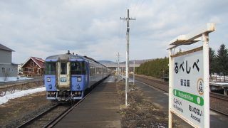 無人駅に