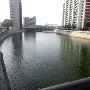 博多では、見るものはない都市河川