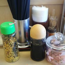 ショウガとふりかけもありました