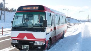 市内から知床斜里方面も