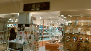ガラス細工のお店