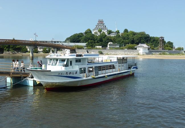 宝当神社への渡し船