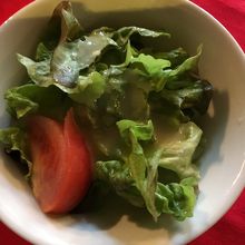 ドレッシングが美味しい