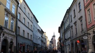 クラクフのメインストリート