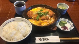 チキンカツ煮土鍋和風だし仕立て！