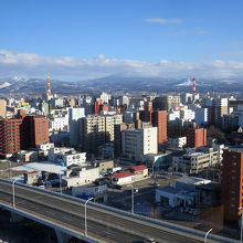 八甲田山、雲で姿が確認できません