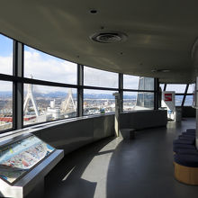 青森市中心街を見て…