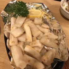 イカのバター焼き