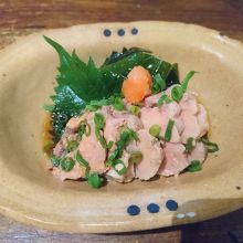 今回２回目のあん肝ポン酢