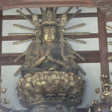 大傳法堂の御本尊である大日如来です