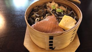 輪箱飯とねぎそば