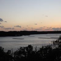 サミットの会見場になったお庭からの眺め