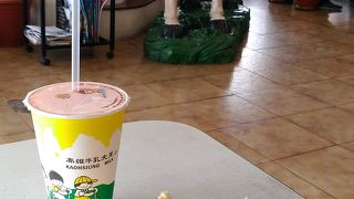 パパイヤミルクもサンドイッチも美味しかったです。