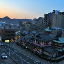 空の散歩道からの眺め