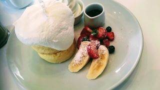 美味しいスフレパンケーキ