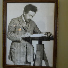 展示されていたアインシュタインの写真