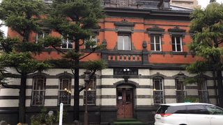 赤れんがの感じがレトロ